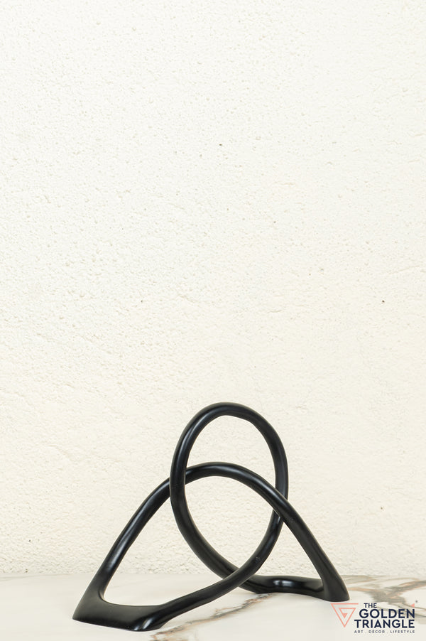 Novo Tabletop Abstract Knot - Black
