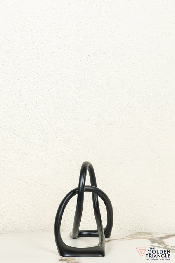 Novo Tabletop Abstract Knot - Black