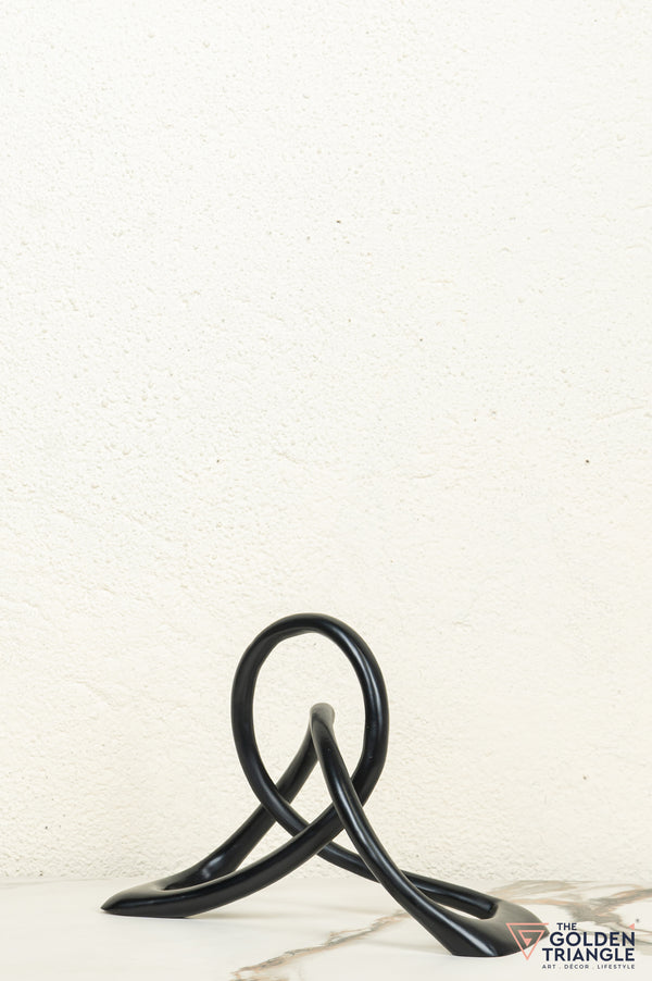 Novo Tabletop Abstract Knot - Black