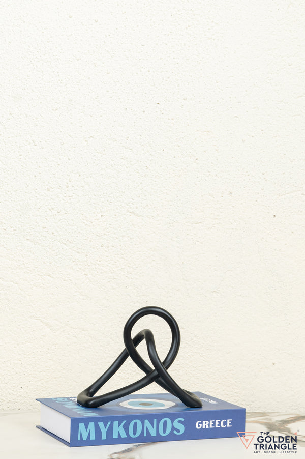 Novo Tabletop Abstract Knot - Black