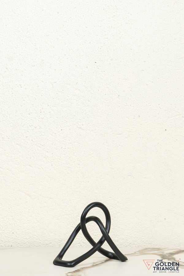 Novo Tabletop Abstract Knot - Black