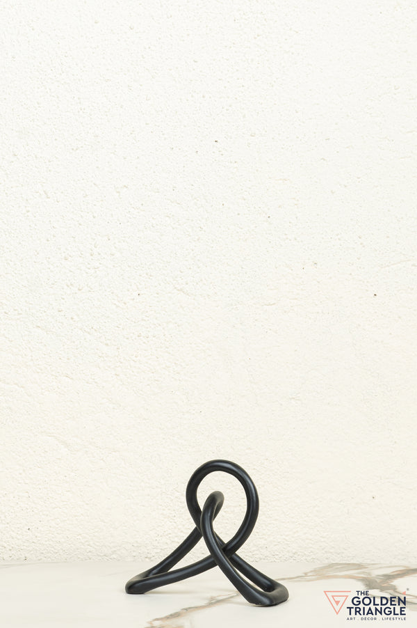 Novo Tabletop Abstract Knot - Black