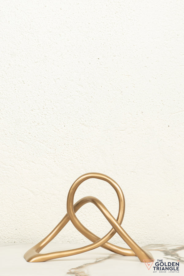 Novo Tabletop Abstract Knot - Gold