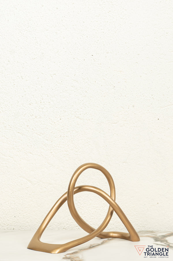 Novo Tabletop Abstract Knot - Gold