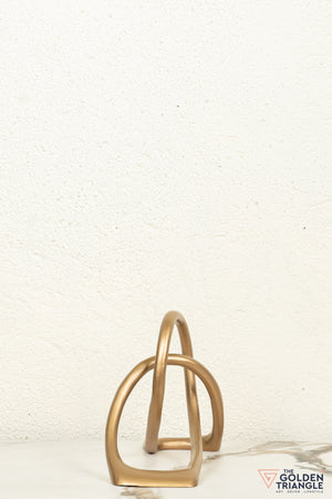 Novo Tabletop Abstract Knot - Gold