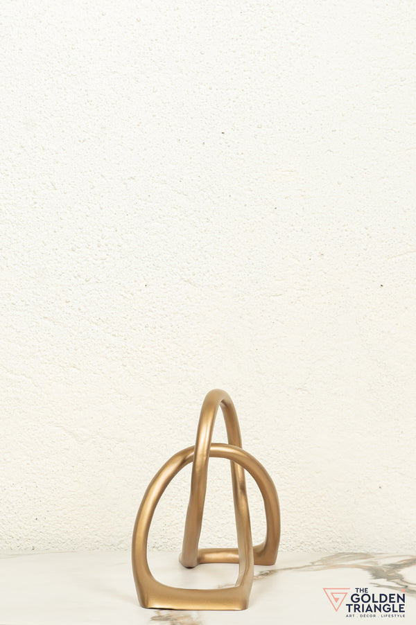 Novo Tabletop Abstract Knot - Gold