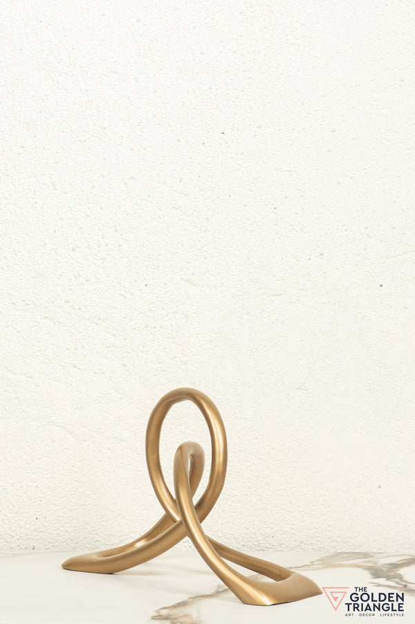 Novo Tabletop Abstract Knot - Gold