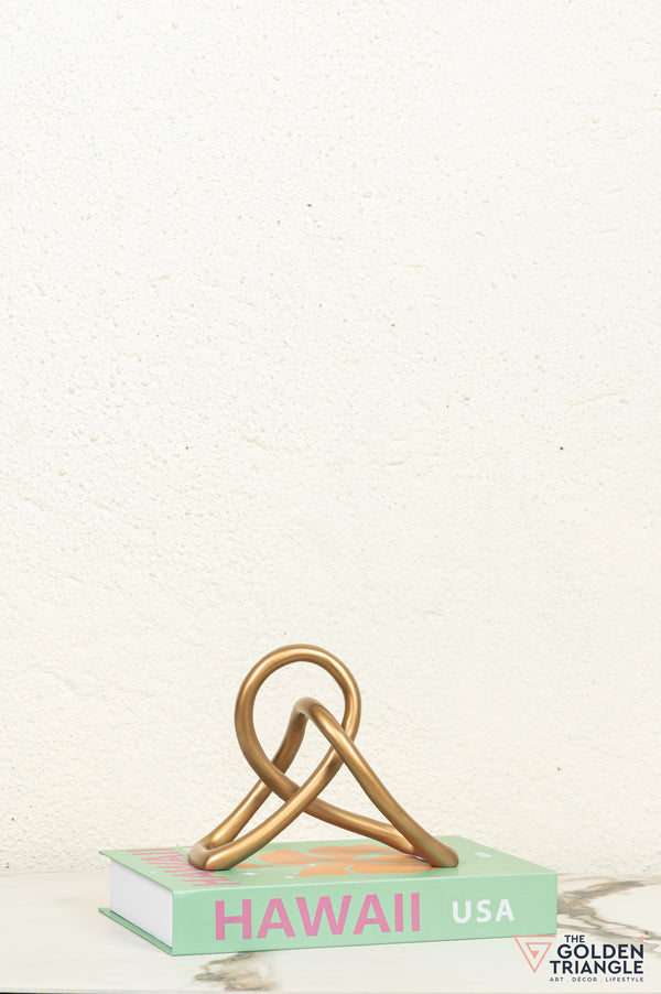 Novo Tabletop Abstract Knot - Gold