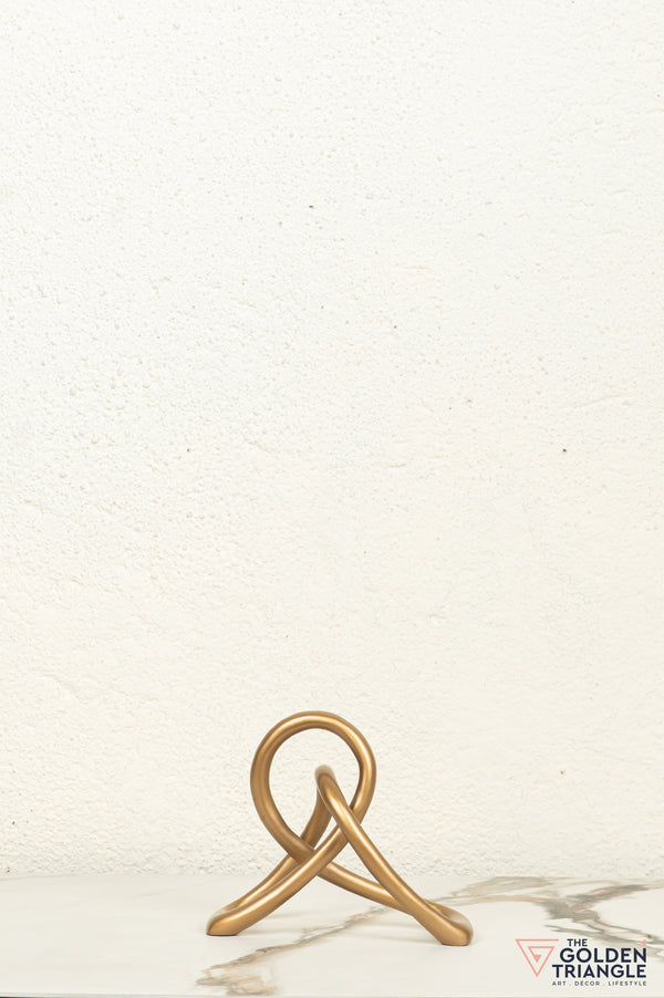 Novo Tabletop Abstract Knot - Gold