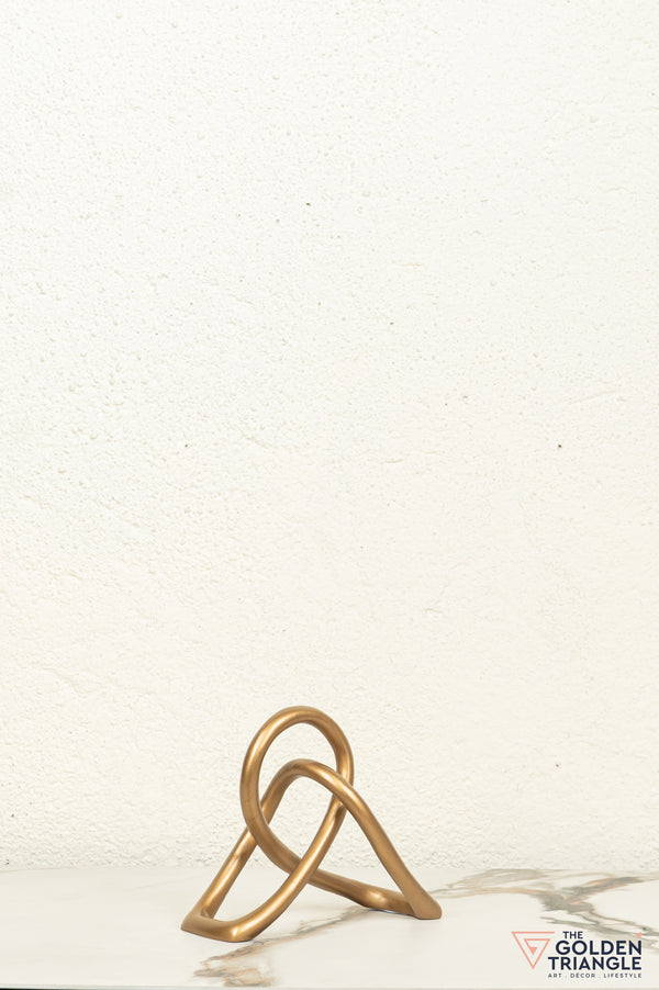 Novo Tabletop Abstract Knot - Gold