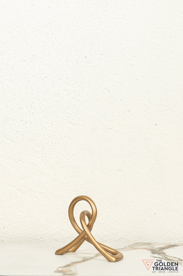 Novo Tabletop Abstract Knot - Gold