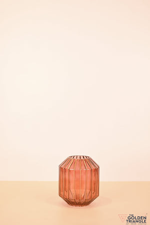 Vinette Glass Vase - Pink