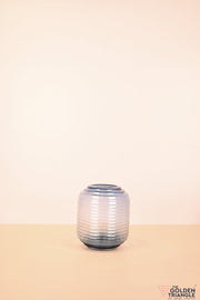 Allure Glass Vase - Blue