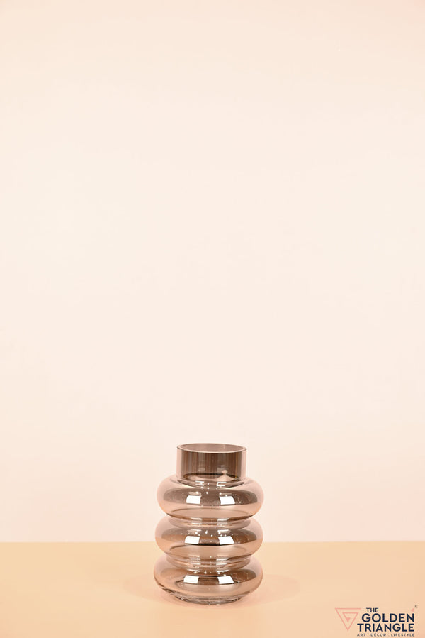 Mirage Glass vase - Smoke