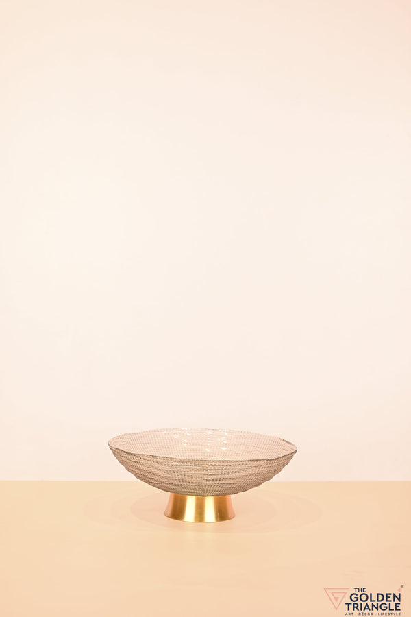 Azurine Glass Fruit Bowl