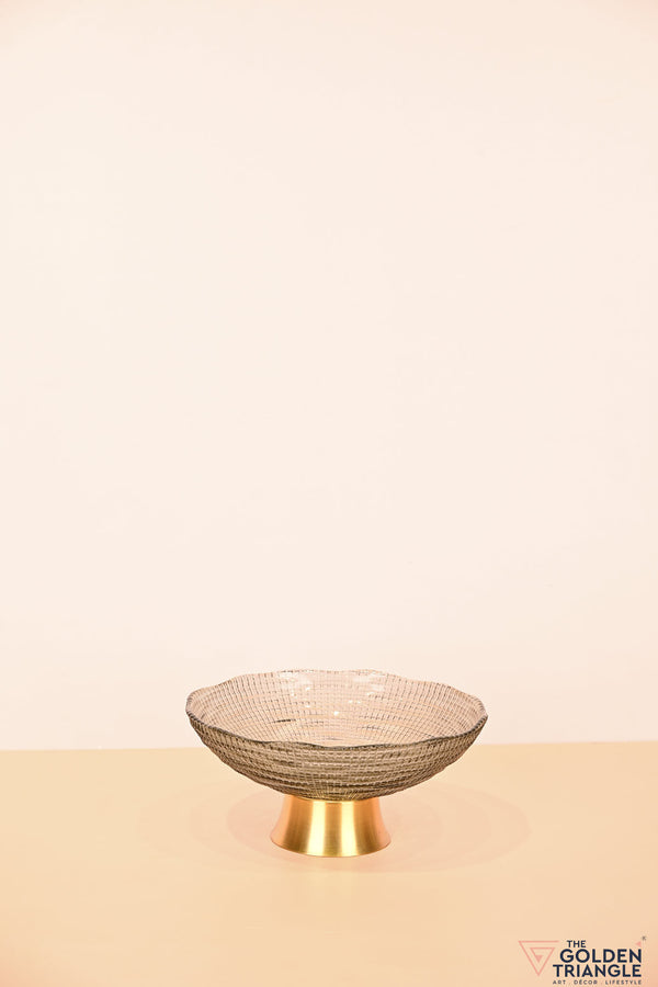 Azurine Glass Fruit Bowl