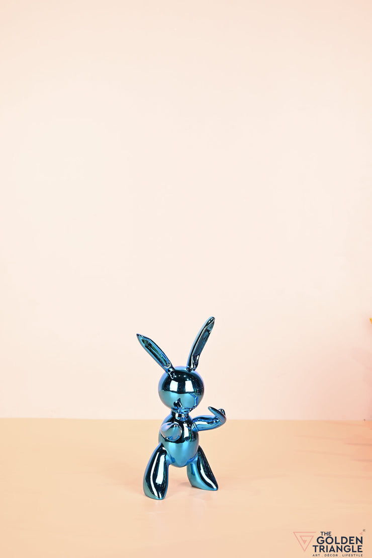 Hopper Electroplated Bunny - Blue