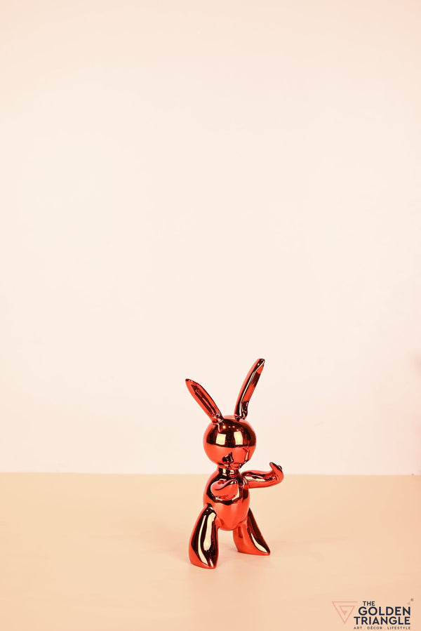 Hopper Electroplated Bunny - Red