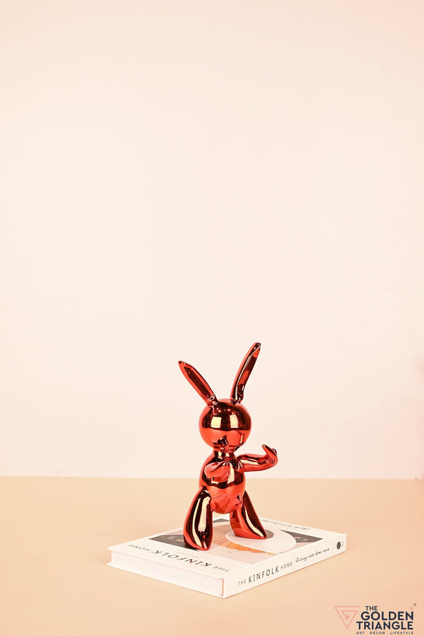 Hopper Electroplated Bunny - Red
