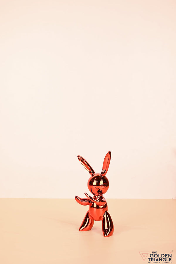 Hopper Electroplated Bunny - Red