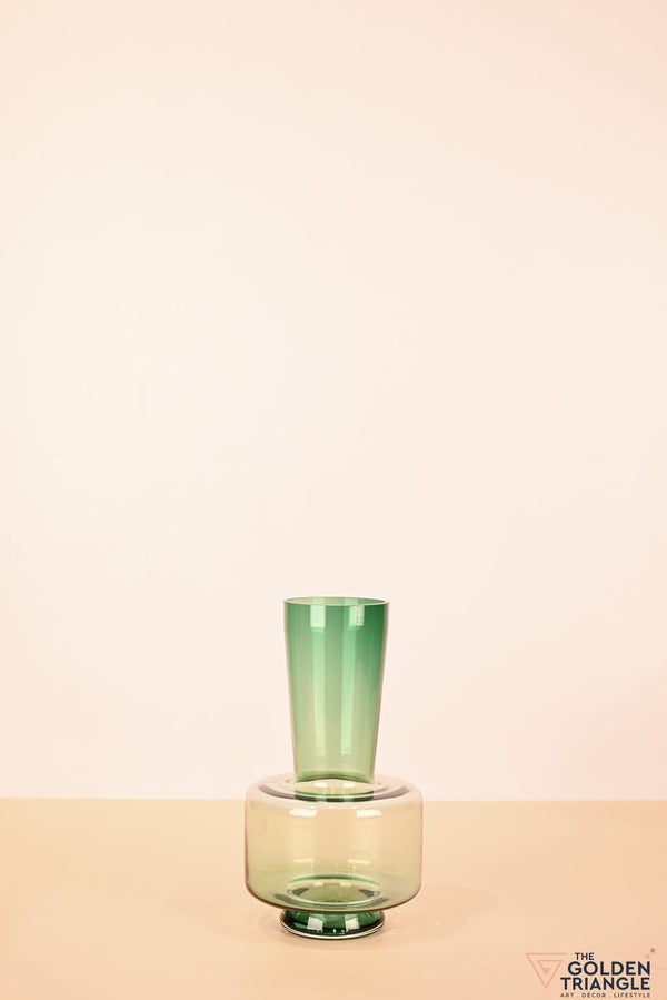 Ombra Glass Vase - Amber