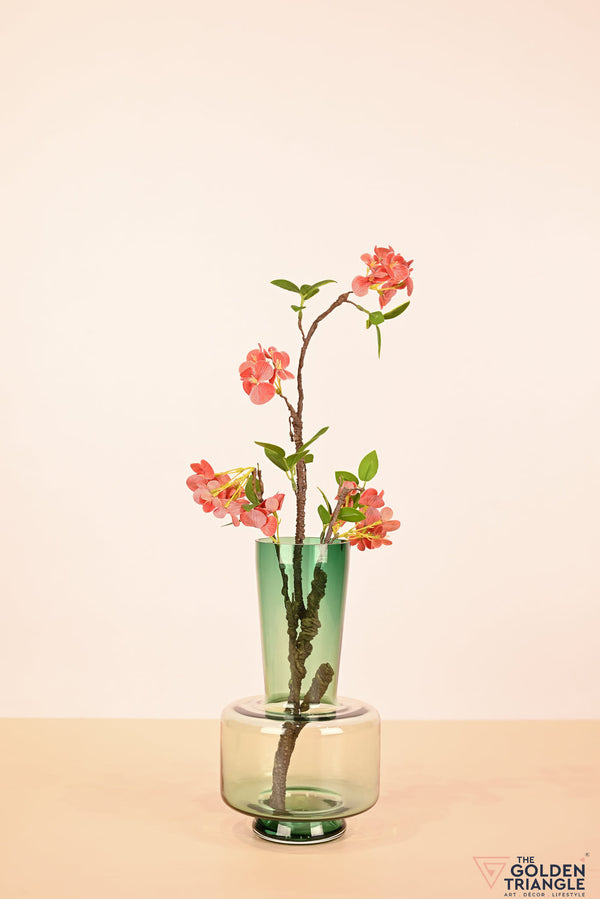 Ombra Glass Vase - Amber