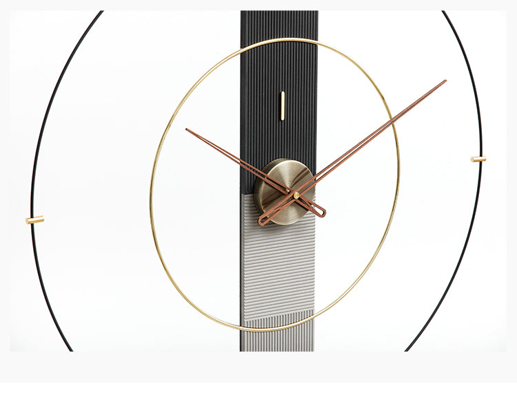 Celest Wall Clock - Black & Gray