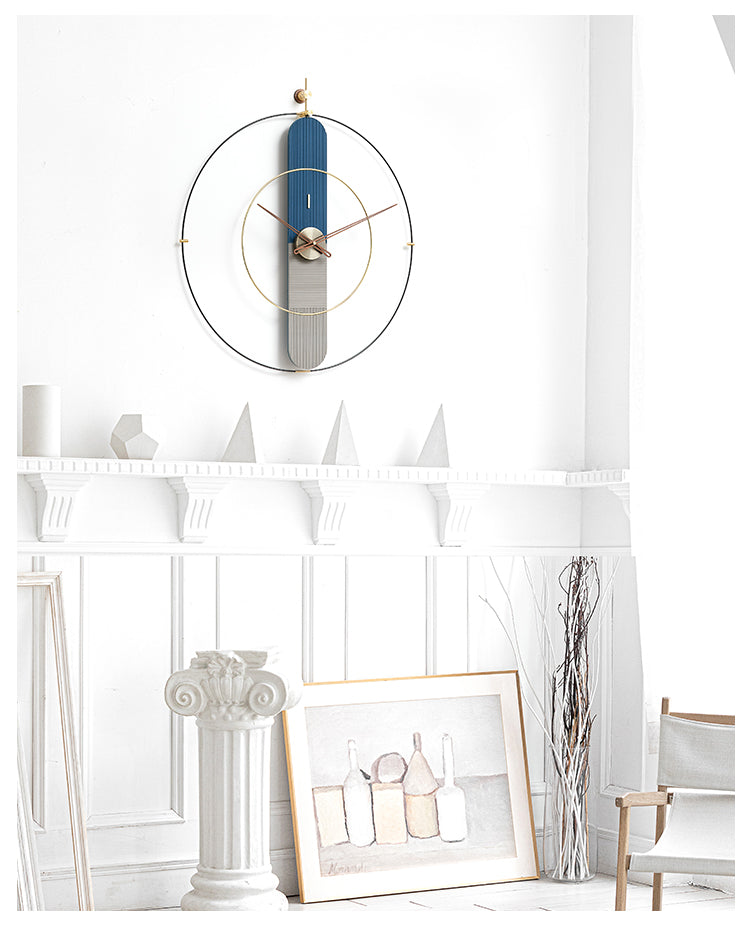 Celest Wall clock - Blue & Gray