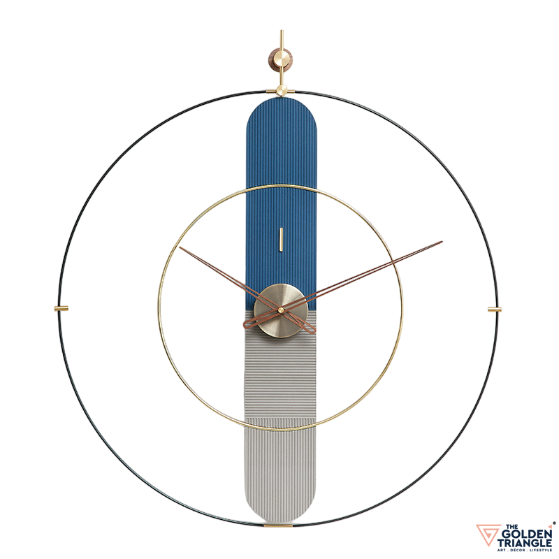 Celest Wall clock - Blue & Gray