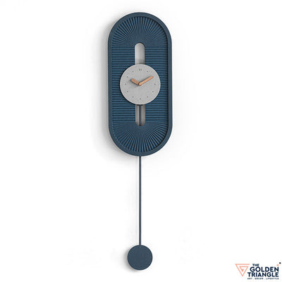 Contemporary Wall Clock with Pendulum for Living room or kids Room