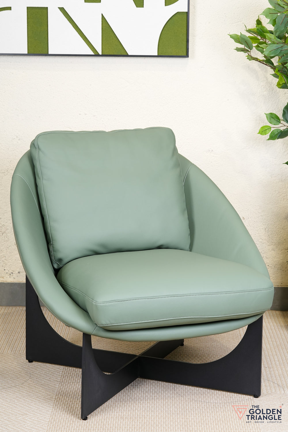 Luna Accent Chair - Green