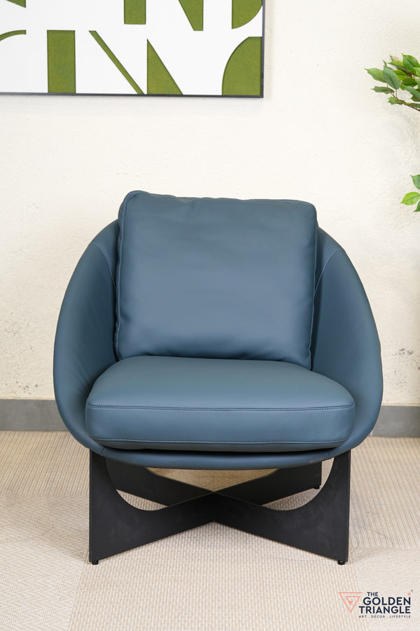 Luna Accent Chair - Blue