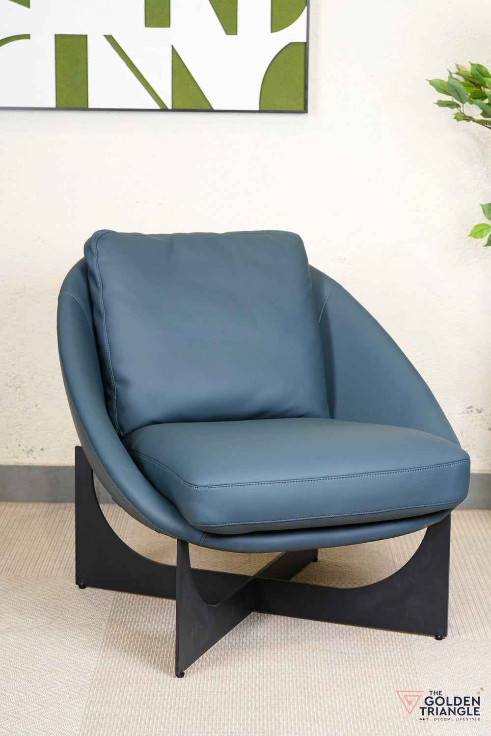 Luna Accent Chair - Blue