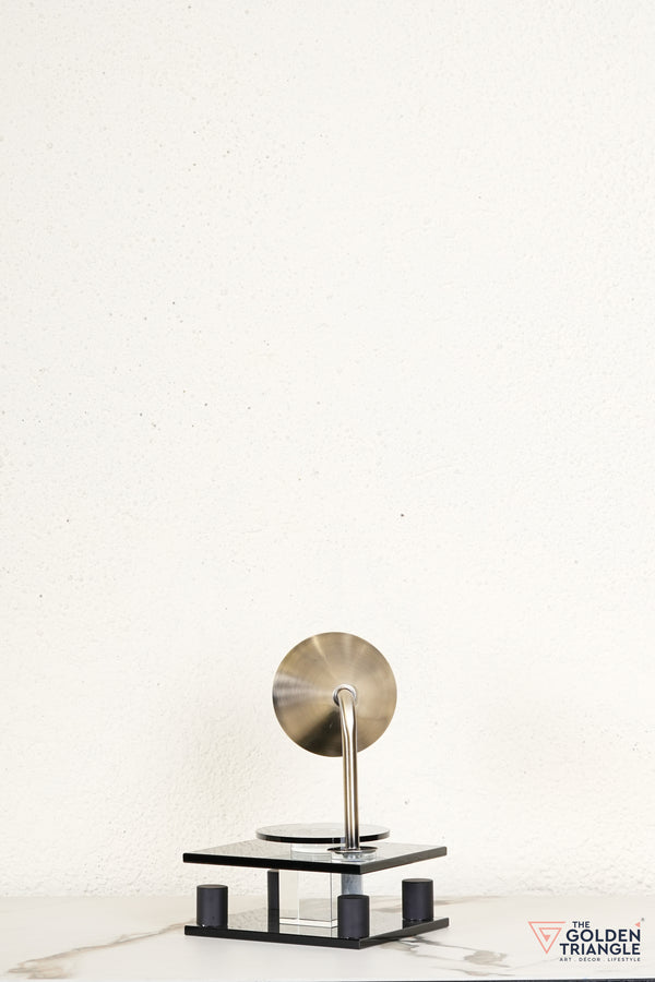 George Crystal Record Player Showpiece - Smoke