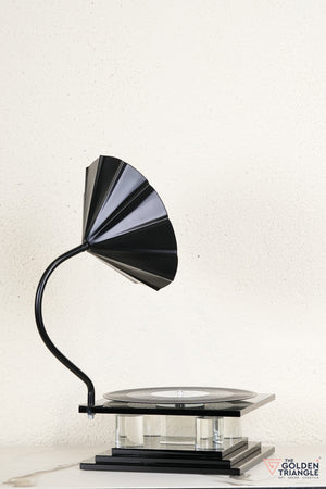 Norman Crystal Record Player Showpiece