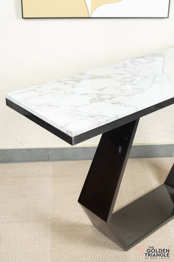 Victor Console Table - Gun Metal