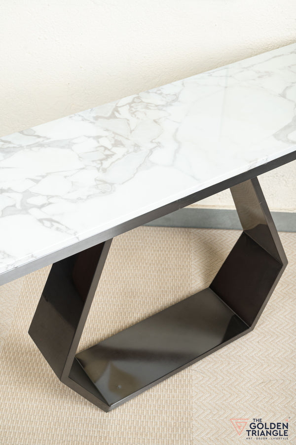 Victor Console Table - Gun Metal