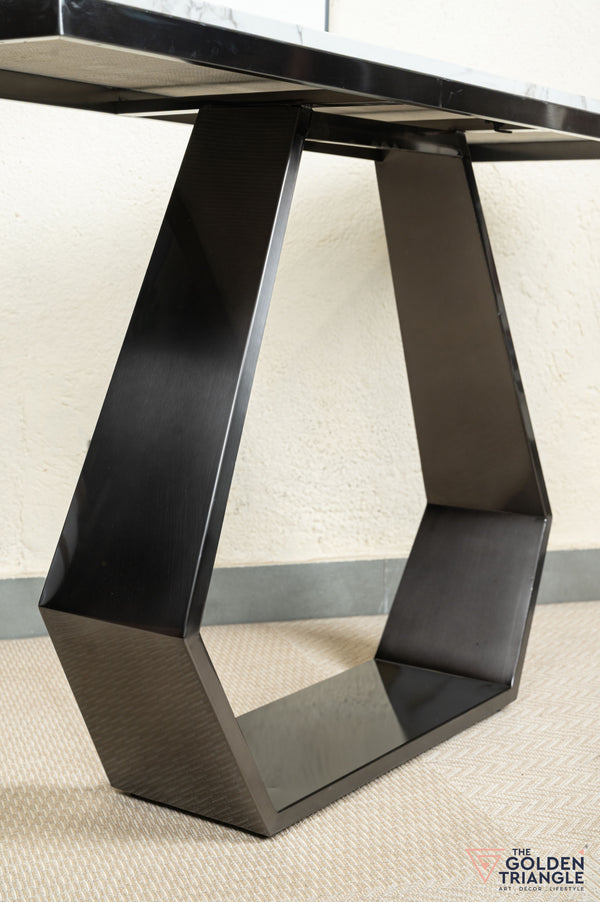 Victor Console Table - Gun Metal