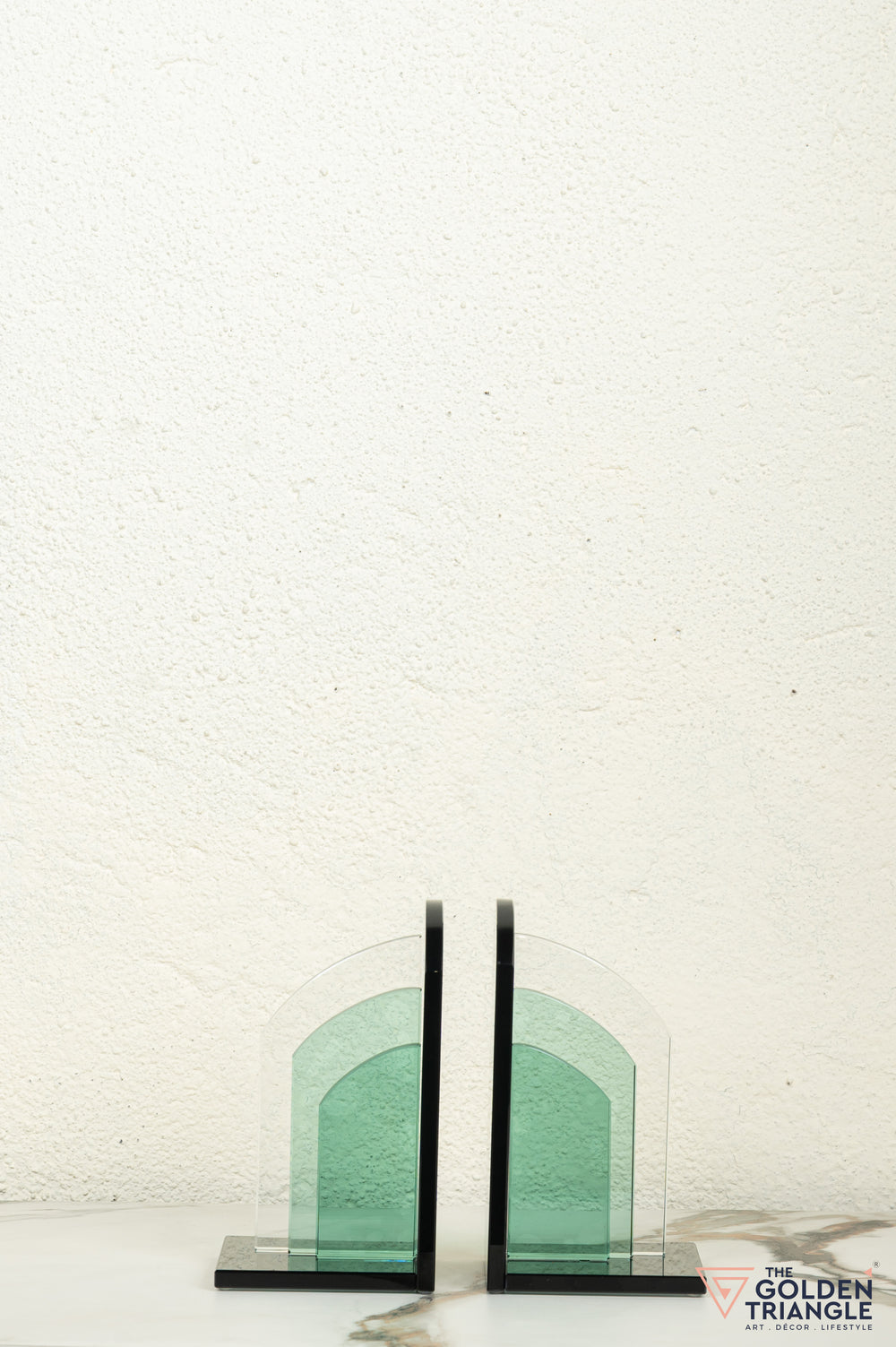 Zolo Crystal Bookend - Green