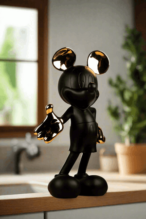 The Iconic Mouse 2.5 Ft Artefact - Black & Gold