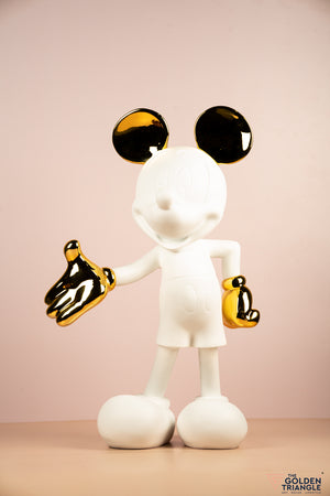 The Iconic Mouse 2.5 Ft Artefact - White & Gold