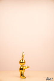 Hare - Gold Metallic Bunny Rabbit Figurine - Small
