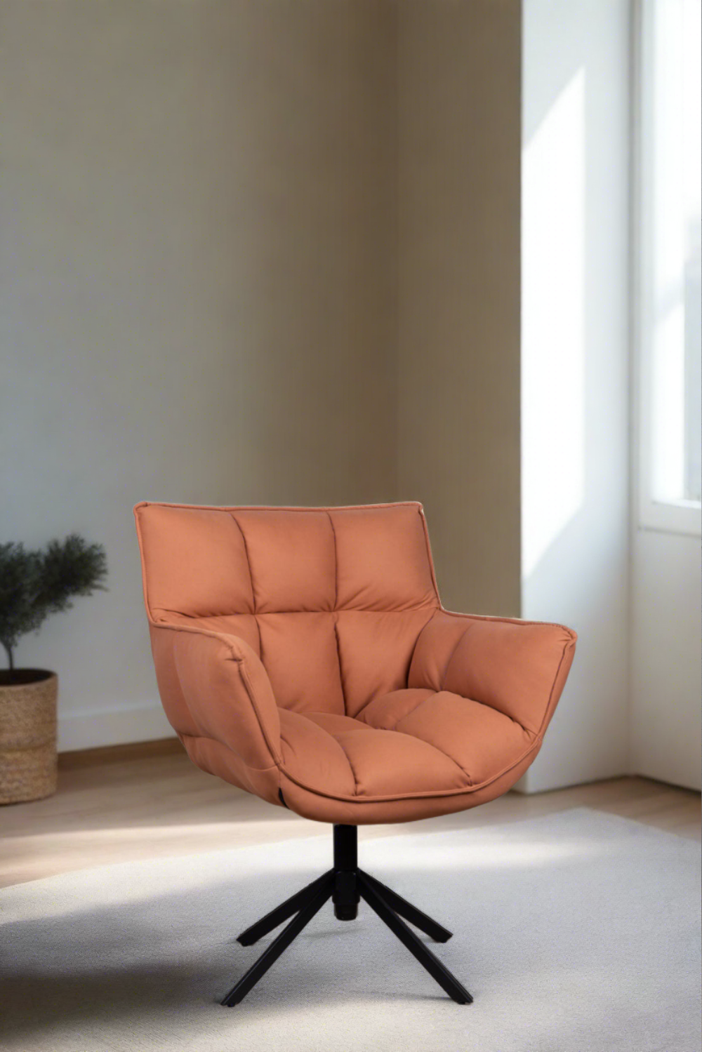Cooper Swivel Chair - Tan