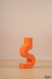 Lombard Candle Stand - Orange