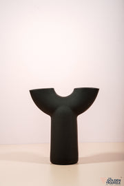 Black Arch Vase - Y