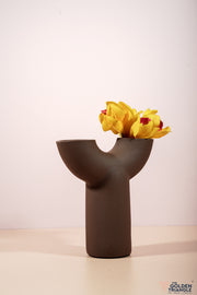 Brown Arch Vase - Y