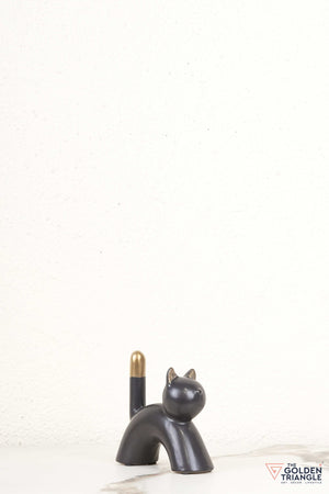 Root Ceramic Cat Tabletop Decor