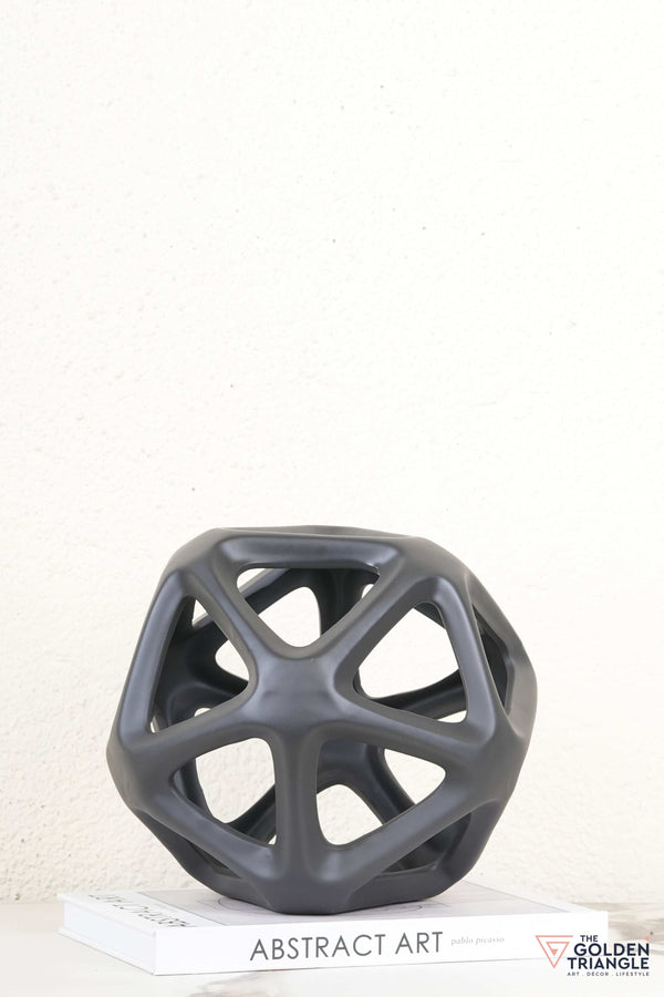 Rialto Ceramic Tabletop Artefact - Black