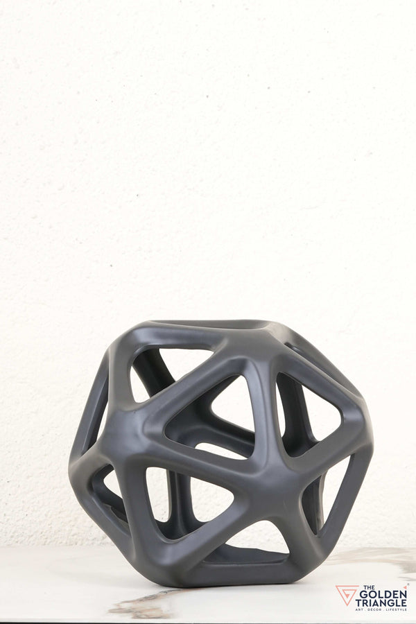 Rialto Ceramic Tabletop Artefact - Black