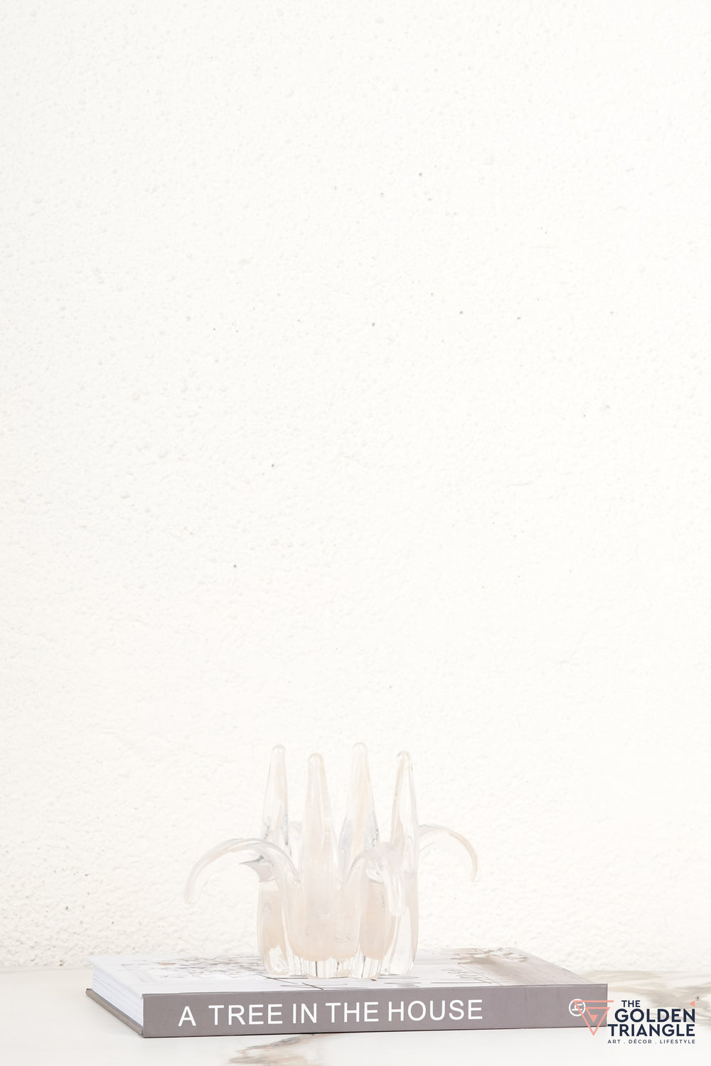 Tresor Glass Candle Decor Holder - Peach